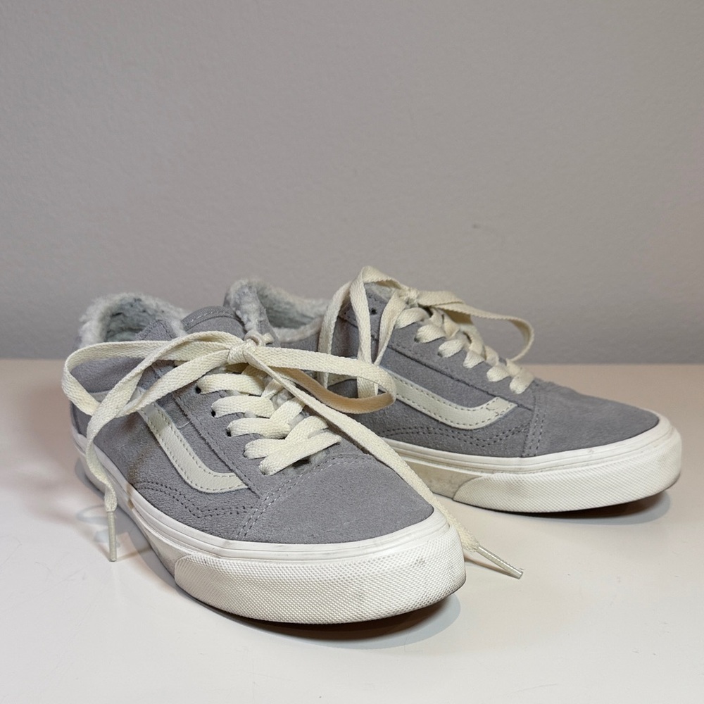 Vans Old Skool Cozy Hug Sneakers Drizzle/Marshmallow Size 3.5M/5W
